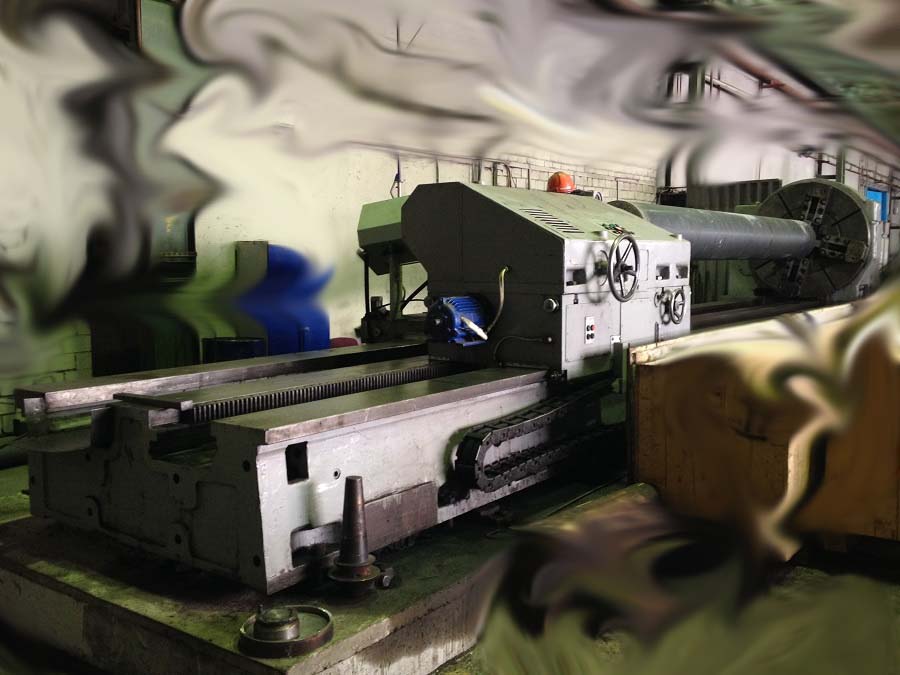 Загальний вигляд токарно-гвинторізного верстата 1А665 1А665 Загальний вигляд токарно-гвинторізного верстата